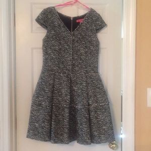 Betsy Johnson black and white dress